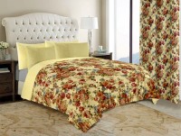 Комплект Блекаут Райские сады покрывало 150*200 + шторы 140*270 +/- 2%