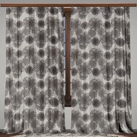 Комплект штор жаккард Элегия кофейный 150*270 (2шт) +/-3%