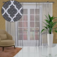 Тюль жаккард Ромб крем 300*270 +/-5%
