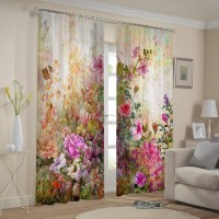 Комплект штор Элегантный букет  150*270 (2)