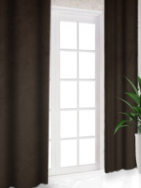Комплект штор бархат Ницца коричневый 145*260 (2) +/-3%