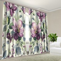Комплект штор Фиолетовая акварель 150*270 (2)