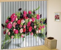 Комплект шторы, Букет 150*270 (2) + тюль 150*270 (2)