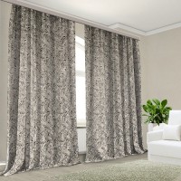 Комплект штор жаккард Маркиза серебро 150*270 (2) +/-3%