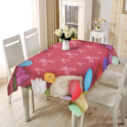 Скатерть фотопечать Кролик пасхальный 120*150 +/-3%