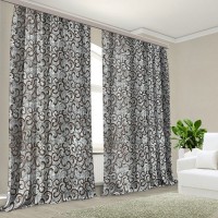 Комплект штор жаккард Каприз серебро 150*270 (2)+/-3%