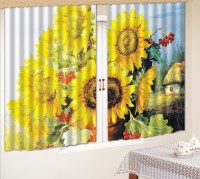 Комплект штор Подсолнухи печать 150*150 (2)