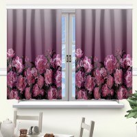 Комплект штор Фиолетус печать 150*150 (2)