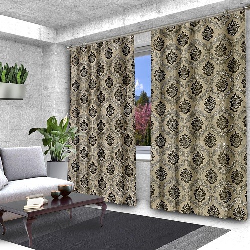 Комплект штор жаккард Богема беж 150*270 (2)+/-3%