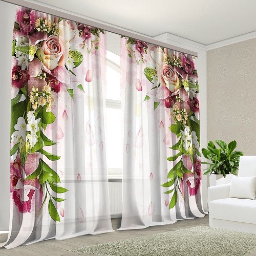 Комплект Тюль Роза 150*270 (2)
