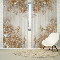 Комплект штор Золотой мираж 150*270 (2) +/- 2%