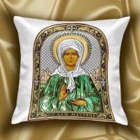 Подушка  Святая Матронушка (1шт) 30*30 +/- 2%