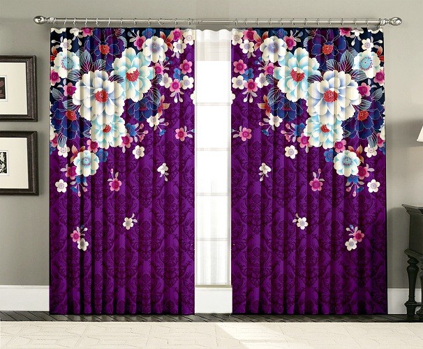 Комплект штор Ночная фиалка  150*270 (2)