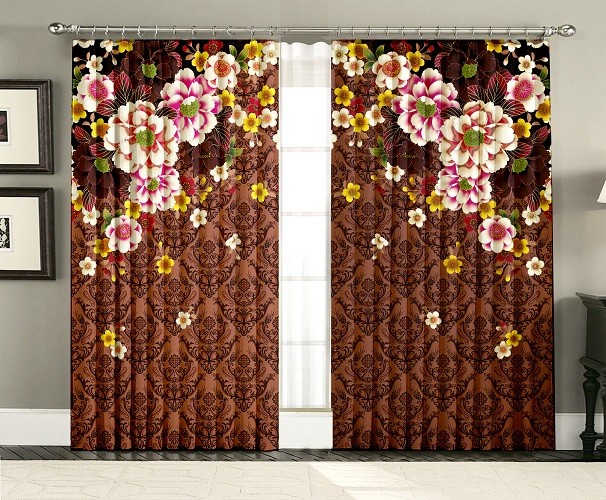 Комплект штор Горький шоколад  150*270 (2)