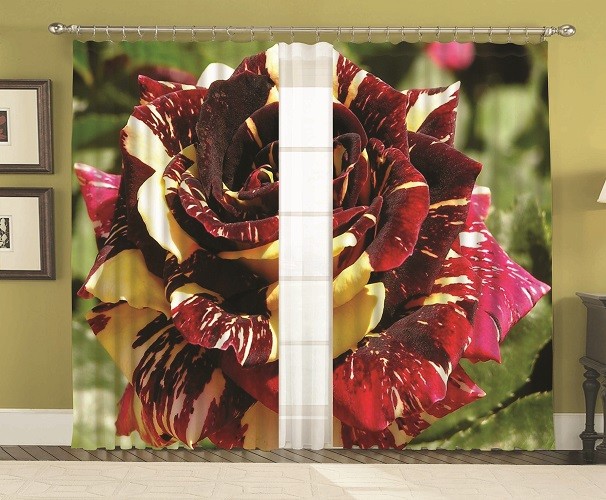 Комплект фотоштор Микс Роз 150*270 (2)  +/- 3%