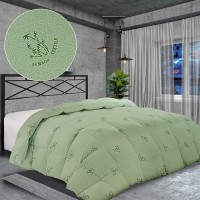 Одеяло зима Тик ПЭ Бамбук наполнитель 300 гр.175*200+/-3%