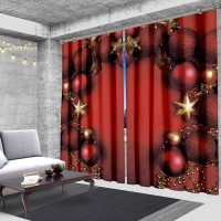 Комплект шторы Новогоднее настроение 145*270 (2)