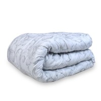 Одеяло Тик наполнитель 300 гр. эвкалипт  Цветок 175*200+/-3%